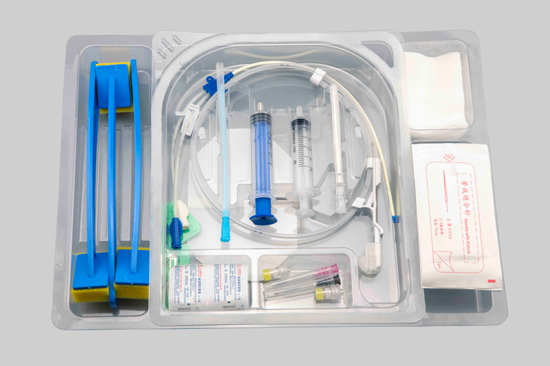 Central venous catheter pack (for dialysis)